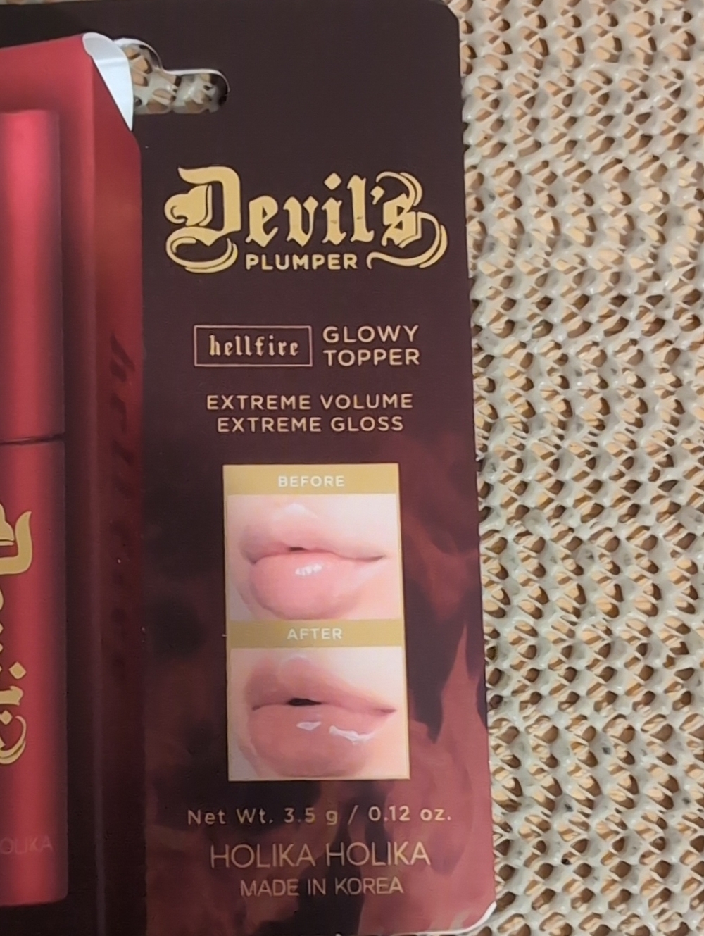 Devil's Plumper Lip Gloss - Glowy Topper New - Picture 2 of 3
